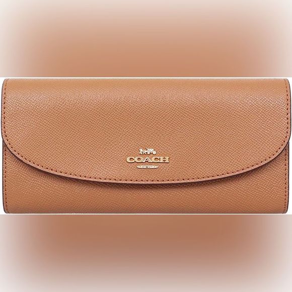 ⭐️HOST PICK⭐️ COACH Slim Enveloppe Leather Wallet - Picture 1 of 11